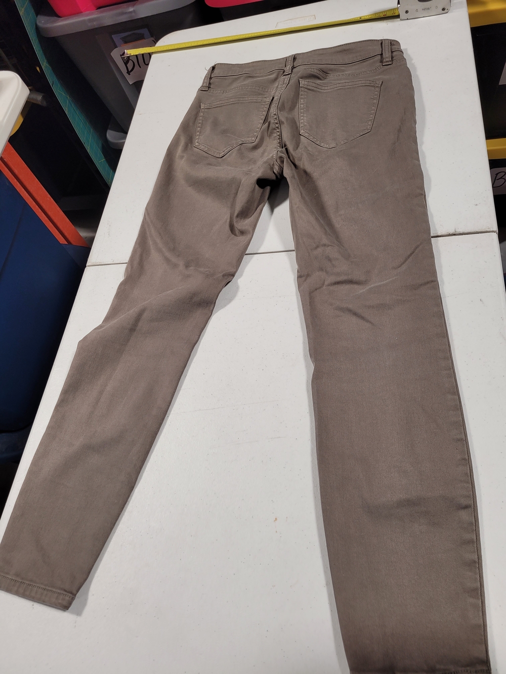 Buffalo David Bitton Straight Leg Jeans in Taupe - Picture 4 of 4